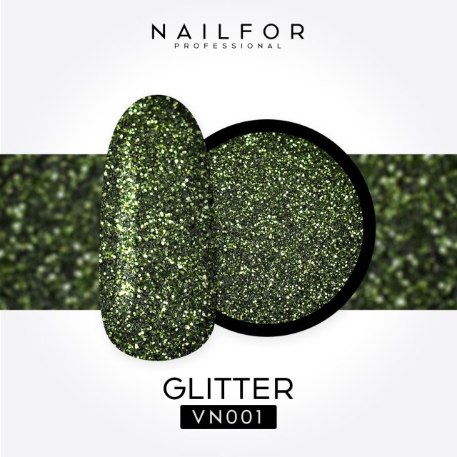 GLITTER VN001 Verde Navidad