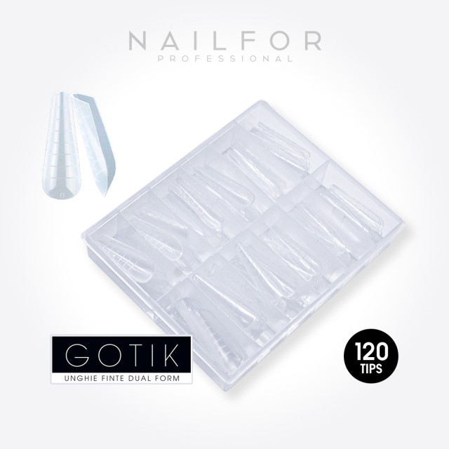 GOTIK ACRYLGEL DUAL TIPS (DUAL SYSTEM FORMS) 120PCS