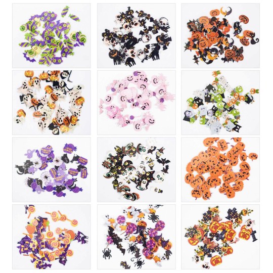nail art decoration nail reconstruction HALLOWEEN Deco Paillettes - DC001 Nailfor €4.99 2