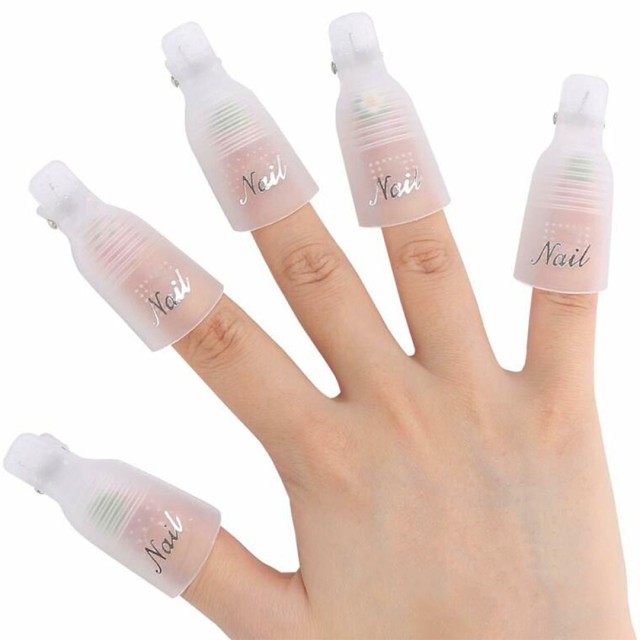 accesorios para uñas, nails nail art alta calidad KIT 10 Clips REMOVEDORES Gel - White Nailfor 2,99 € Nailfor