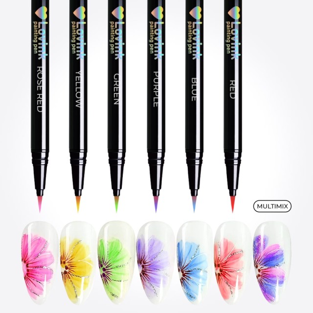 Kit de décoration et de reconstruction d' nail art Lovink 6 Painting pen Nailfor 24,99 €