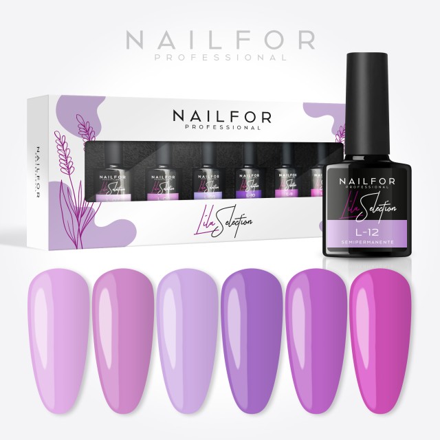 Semi-permanent Nail Kit - Lilac Selection 2