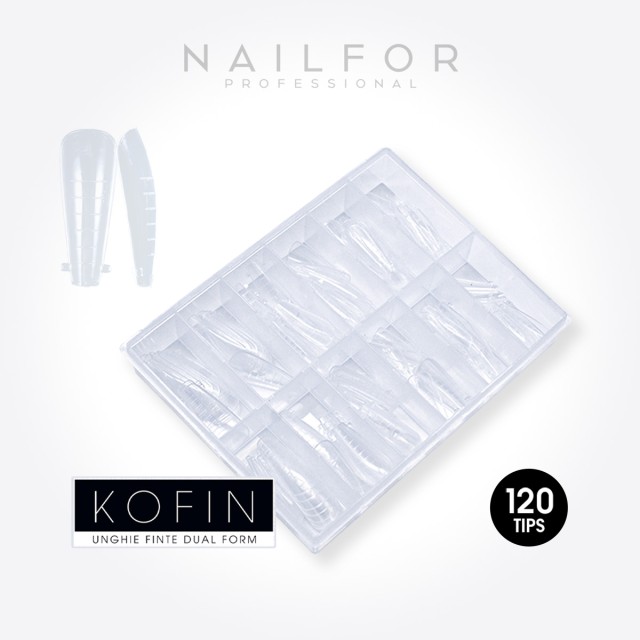 accessori per unghie, nails nail art alta qualità KOFIN ACRYLGEL DUAL TIPS (DUAL SYSTEM FORMS) – 120PZ Nailfor 7,99 € Nailfor