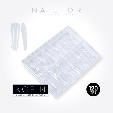 accesorios para uñas, nails nail art alta calidad KOFIN AcrylGel Dual Tips (FORMAS System Dual ) – 120PZ Nailfor 7,99 € Nailfor