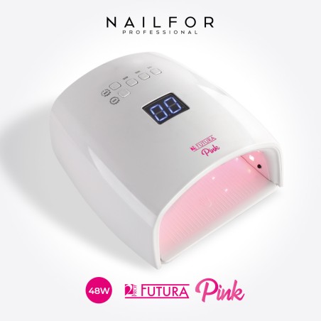 Equipo de reconstrucción de uñas: LÁMPARA Led Uv Futura Pink 48w con Timer , sensor automático 49,99 €