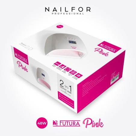 Appareil de reconstruction des ongles : Lampe Uv Led Futura Pink 48 W avec Timer et capteur automatique 49,99 €