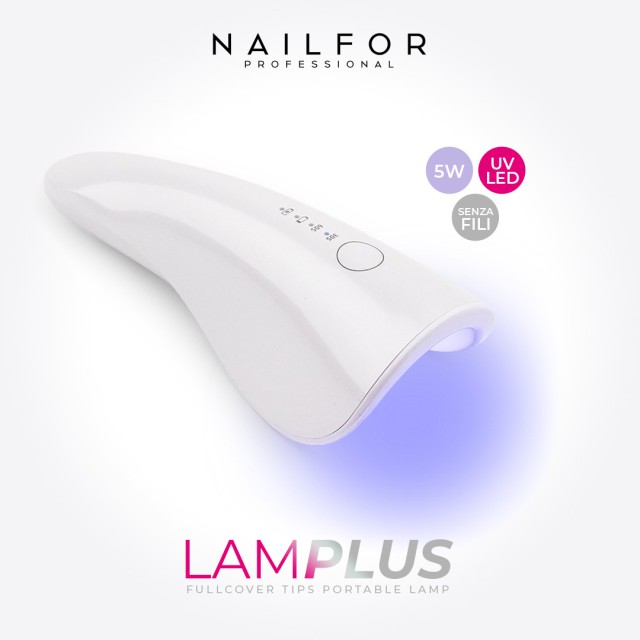 apparecchiature unghie ricostruzione: LAMPLUS MINI LAMPADA UV LED PORTATILE DOLPHIN F2 - 5W per fullcover tips 20,99 €