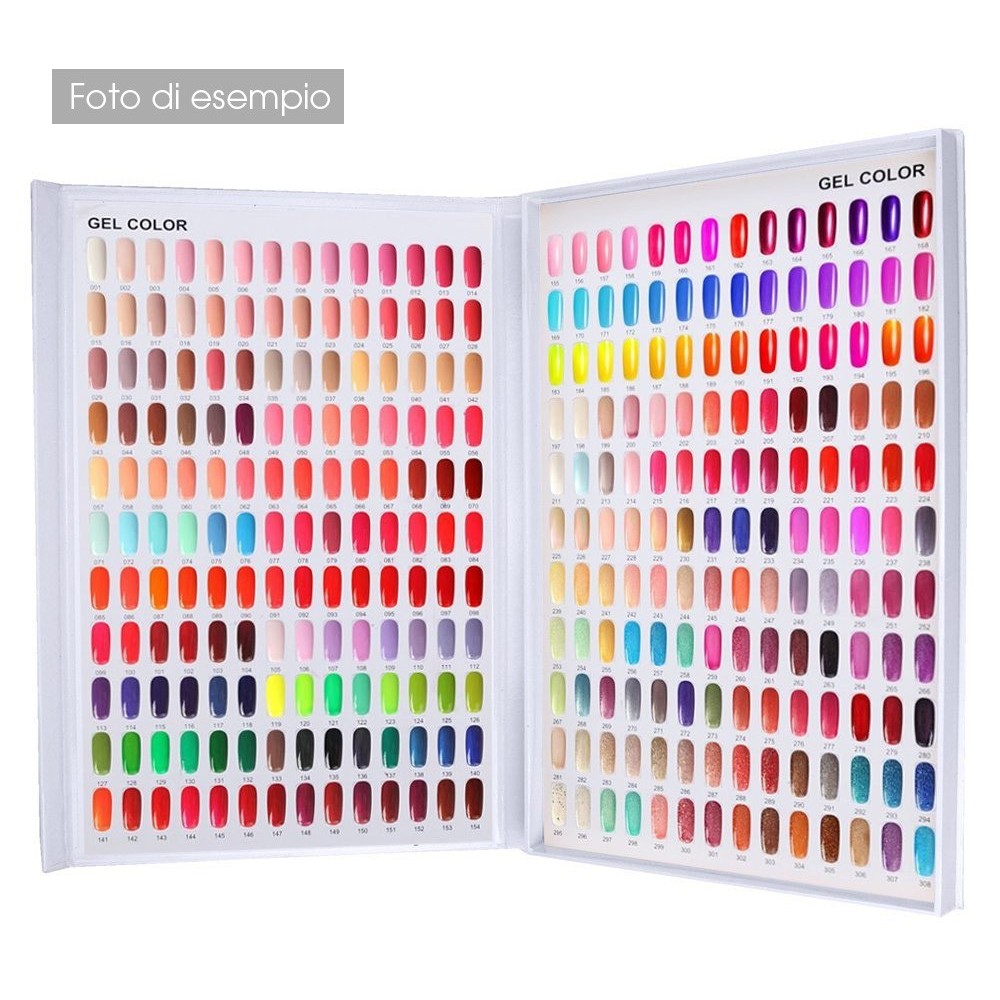 Noverlife 126 Nail Colors Display Cardbook, Nail Gel Polish Display Chart  with Tips, Professional Nail Samples Swatches Book Nail Practice Design Boa  - Imported Products from USA - iBhejo