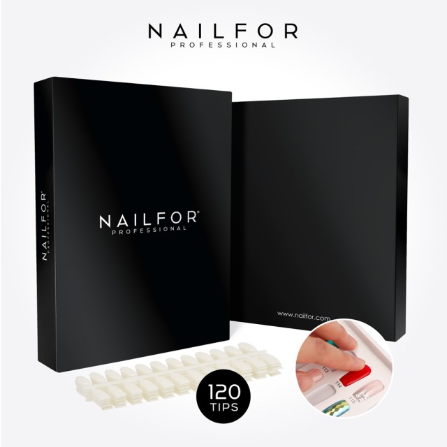 NAILFOR BLACK EXHIBITOR - 120 TIPS INCLUDED