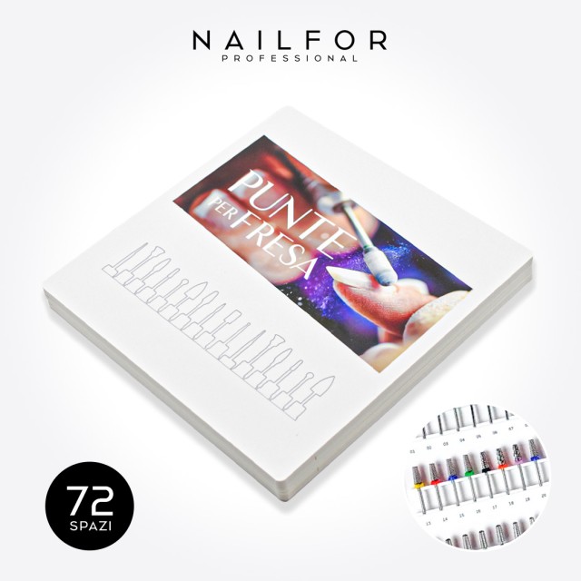 accessori per unghie, nails nail art alta qualità LIBRO PORTAPUNTE - 72 SPAZI Nailfor 29,99 € Nailfor