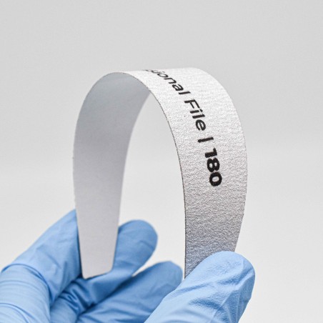 nail accessories, nails nail art high quality Hygienic METAL Boomerang FILE - 12 ADHESIVE STRIPS GRIT 100/180 Nailf...