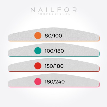 accessori per unghie, nails nail art alta qualità LIMA ROYAL BOOMERANG LAVABILE 1pz - SINGLE PACK Nailfor 0,99 € Nailfor