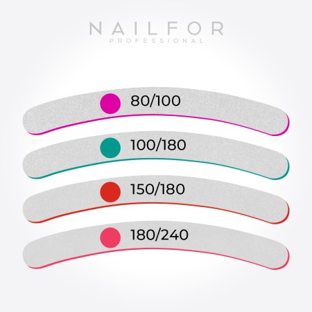 nail accessories, nails nail art high quality Royal CURVED WASHABLE FILE 1pc - Single Pack Nailfor €1.00 Nailfor