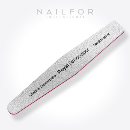 accessori per unghie, nails nail art alta qualità LIMA ROYAL ROMBO LAVABILE 1pz - SINGLE PACK Nailfor 0,99 € Nailfor