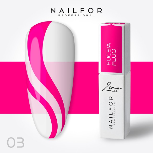 Line Gel Color - Fluo Fuchsia 03