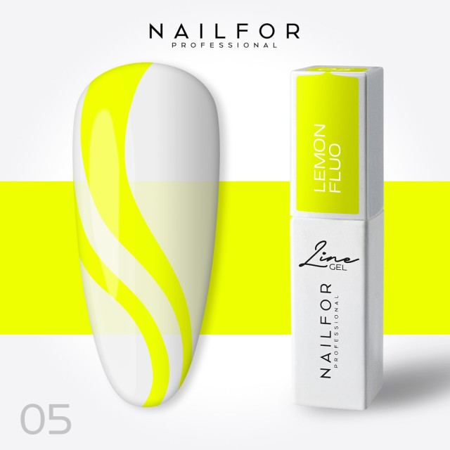 Line gel color - Lemon Fluo 05