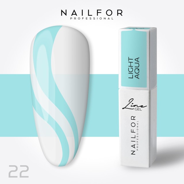Line gel color - Light Aqua 22