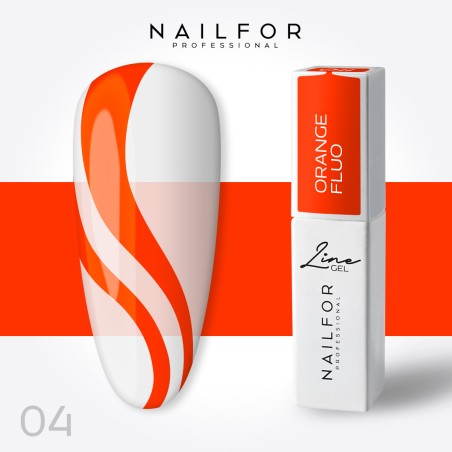Line Gel Color - Orange Fluo 04