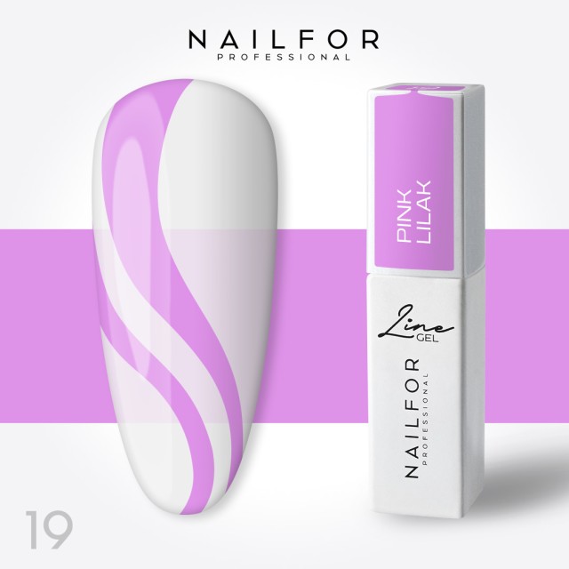 Line gel color - Pink Lilak 19