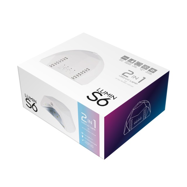 apparecchiature unghie ricostruzione: LUMIN S6 LAMPADA UV LED 48W compatta con Timer, Sensore automatico 29,99 €