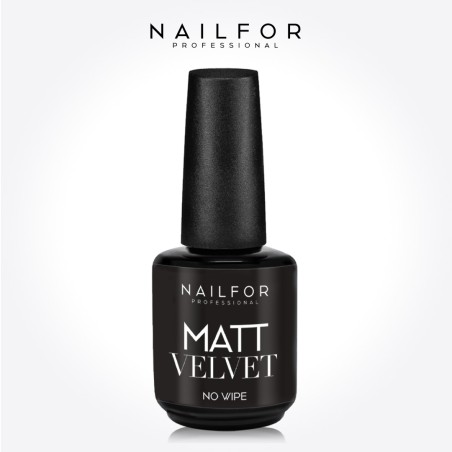 Gel per unghie ricostruzione MATT VELVET Top Coat Opaco Soft Touch 15ml Nailfor 11,99 € Gel per unghie ricostruzione MATT VELVET Top Coat Opaco Soft Touch 15ml Nailfor 11,99 €