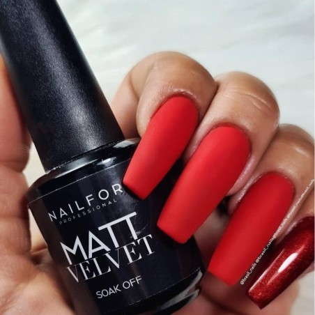 Gel per unghie ricostruzione MATT VELVET Top Coat Opaco Soft Touch 15ml Nailfor 11,99 € Gel per unghie ricostruzione MATT VELVET Top Coat Opaco Soft Touch 15ml Nailfor 11,99 €