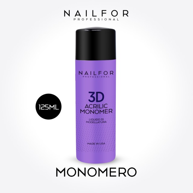 Gel per unghie ricostruzione MONOMERO - Liquido di modellatura per polvere acrilica 125ml Nailfor 9,99 €