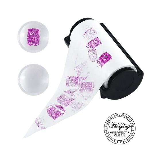 Decoración nail art , reconstrucción de uñas, My stamping Perfect Clean - Rodillo limpiador de sellos, Nailfor NEGRO por 9,99 € 2