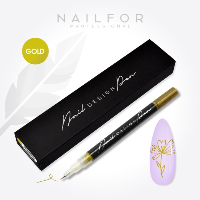 decorazione nail art ricostruzione unghie NAIL ART PEN - GOLD Nailfor 4,99 €