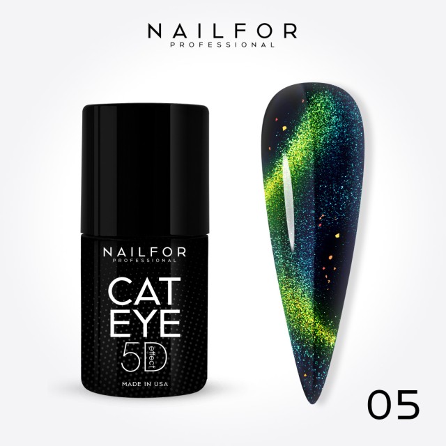 Semipermanente smalto colore per unghie: NEW CAT EYE 5D 05 Nailfor 9,99 €