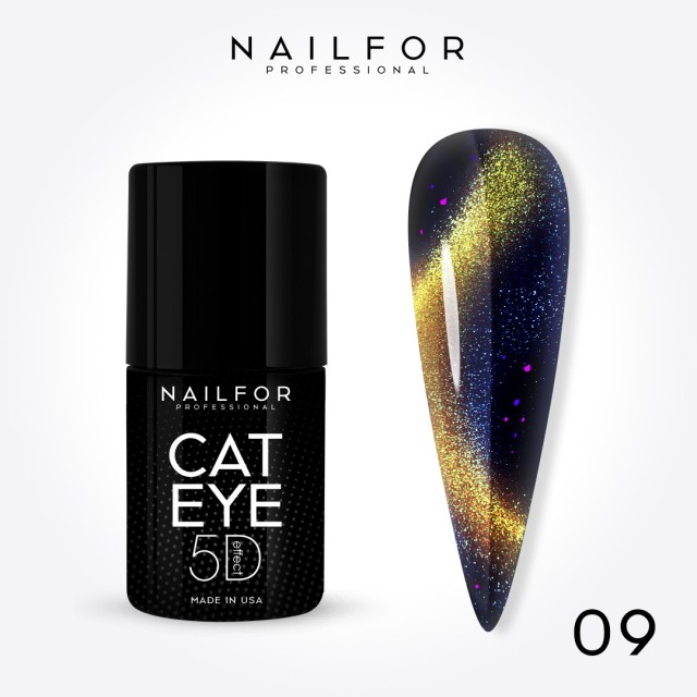 Semipermanente smalto colore per unghie: NEW CAT EYE 5D 09 Nailfor 9,99 €
