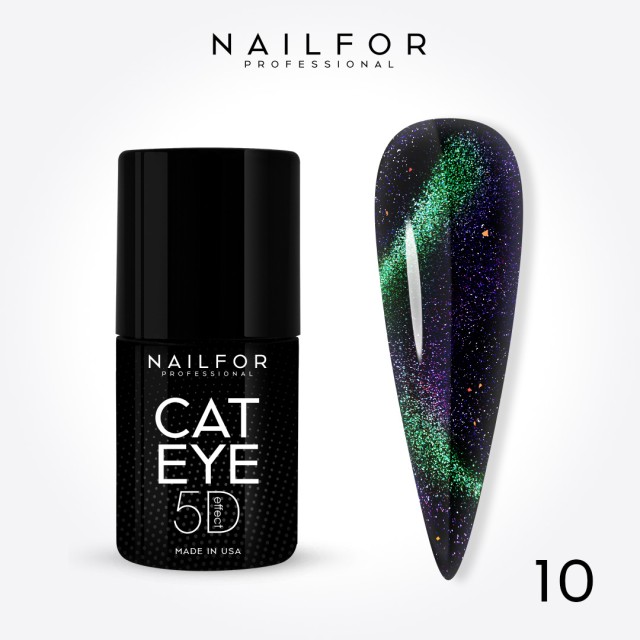 Semipermanente smalto colore per unghie: NEW CAT EYE 5D 10 Nailfor 9,99 €