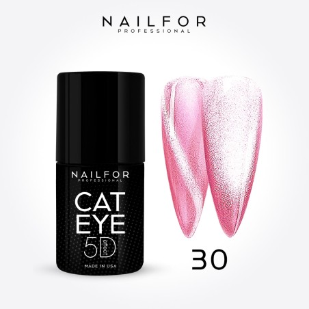 Semipermanente smalto colore per unghie: NEW CAT EYE 5D 30 Pink Nailfor 12,99 €