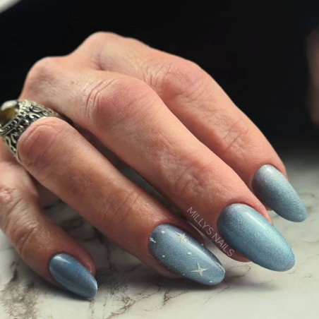 Vernis à ongles semi-permanent couleur : New Cat eye 5d 39 Celeste Fluo Nailfor 11,99 €