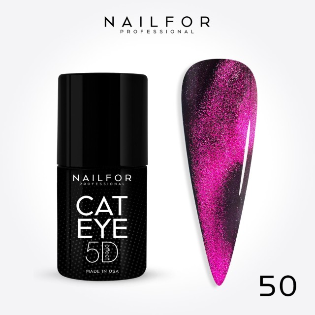 Semipermanente smalto colore per unghie: NEW CAT EYE 5D 50 Fashion Nailfor 11,99 €