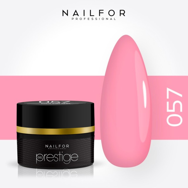colore gel per unghie, nail art, nails NEW PRESTIGE COLOR GEL 057-PC lattiginoso | Nailfor 3,59 €