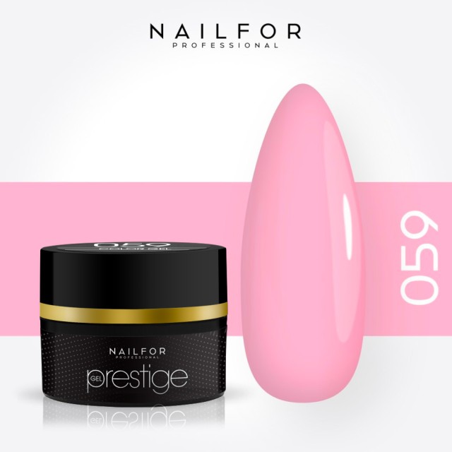 colore gel per unghie, nail art, nails NEW PRESTIGE COLOR GEL 059-PC lattiginoso | Nailfor 2,99 €