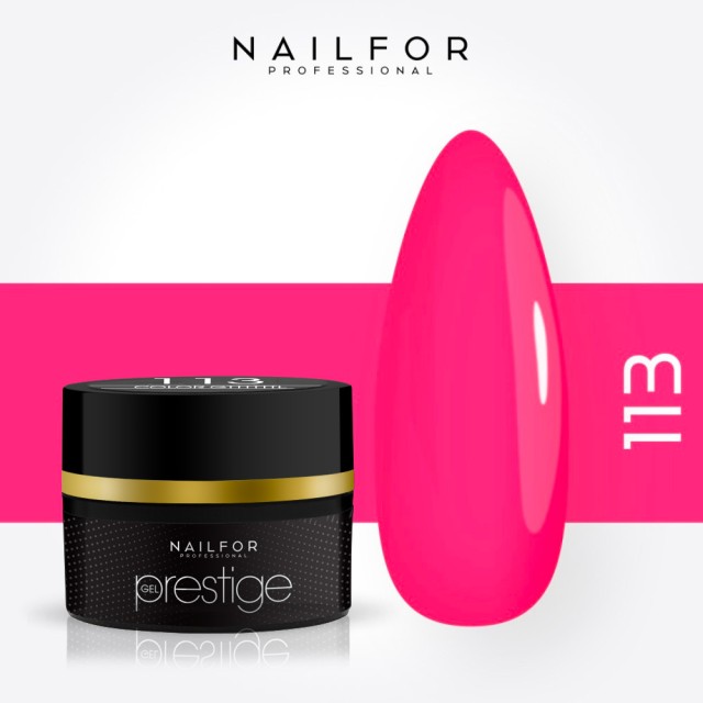 colore gel per unghie, nail art, nails NEW PRESTIGE COLOR GEL 113-PC FLUO | Nailfor 2,99 €