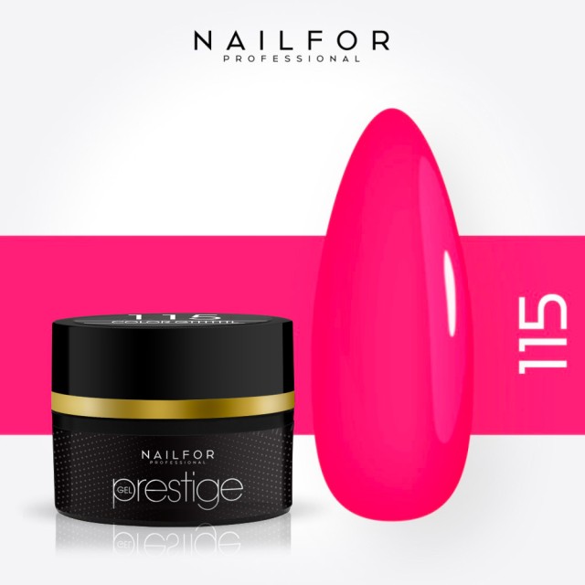 colore gel per unghie, nail art, nails NEW PRESTIGE COLOR GEL 115-PC FLUO | Nailfor 2,99 €
