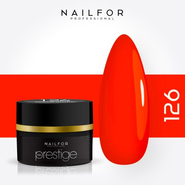 colore gel per unghie, nail art, nails NEW PRESTIGE COLOR GEL 126-PC | Nailfor 2,99 €
