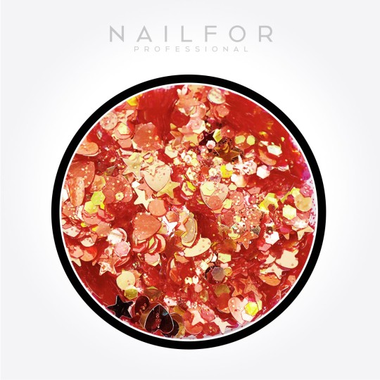 Décoration nail art reconstruction ongulaire Paillettes Autumn Mix Party - H058 Nailfor 2,99 €