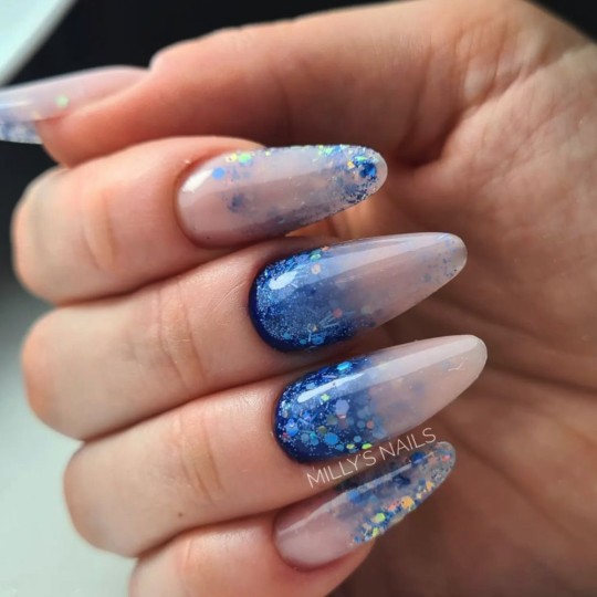 Décoration nail art reconstruction ongulaire Paillettes Blue Rainbow - H052 Nailfor 2,99 € 2