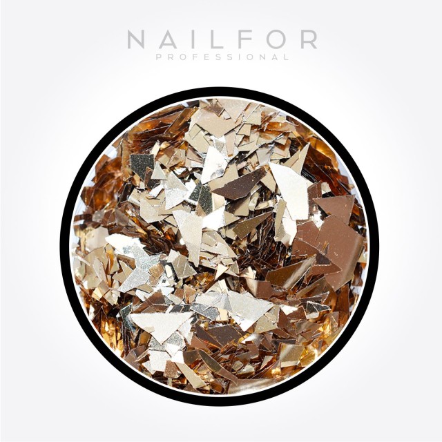 decorazione nail art ricostruzione unghie Paillettes Decorazioni Platinum - H714 Nailfor 2,99 €