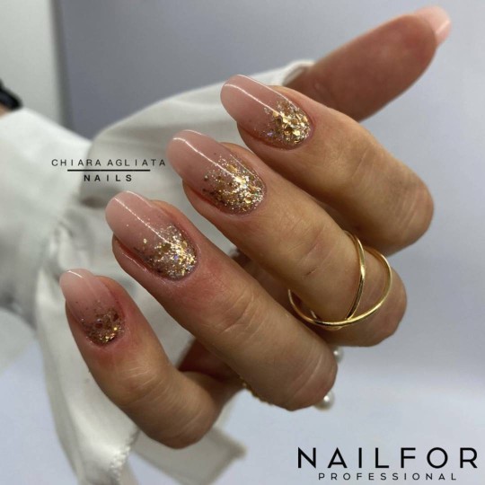 Decoración nail art , reconstrucción de uñas, Paillettes , filamentos, bronce, B0400, Nailfor 2,49 € 2