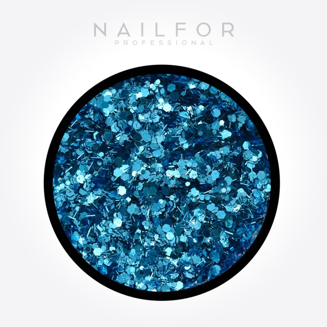Décoration nail art reconstruction Paillettes Filaments Ocean B0714 Nailfor 2,49 €