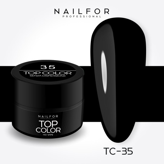 nail color gel , nail art , nails Painting gel - Top Color 35 Black | Nailfor €5.99