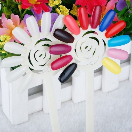 accesorios para uñas, nails nail art alta calidad PALETA DE COLORES GIRASOL 120 Tips Natural Nailfor 4,99 € Nailfor