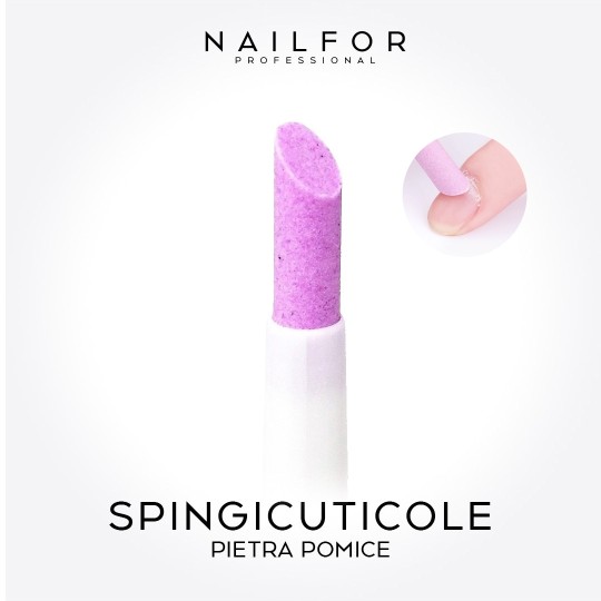 nail accessories, nails nail art high quality PUMICE STONE CUTICLE PUSHER PEN - WHITE Nailfor €2.99 Nailfor