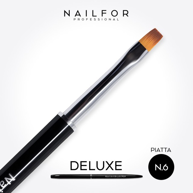 nail accessories, nails nail art high quality Deluxe BRUSH flat tip n.6 Nailfor €7.99 Nailfor