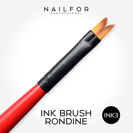 Accesorios para uñas, nails nail art alta calidad Ink Brush rojo Rondine 3 Nailfor 4,99 € Nailfor